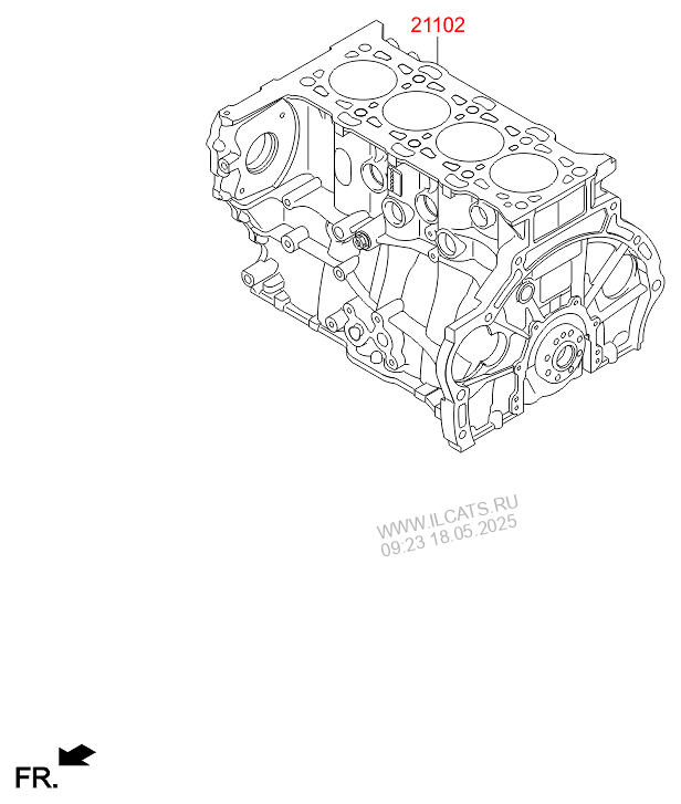 Short Engine Assy Hyundai Tucson 16 Czech Plant Eur 2015 Wagon 5dr 5p