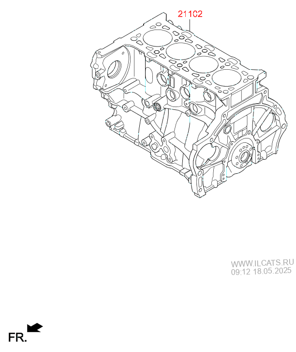 Short Engine Assy Hyundai Tucson 18 Czech Plant Eur 2018 Wagon 5dr 5p