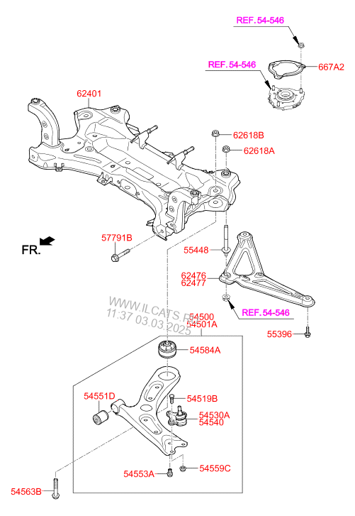 Front Suspension Crossmember Hyundai I30 N 18 Czech Plant Eur 2017 2000 Cc Theta 2 Dohc Tci Gdi Gasoline Unleaded Manual T M 6 Speed 2wd