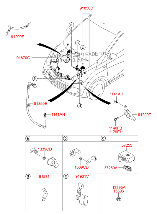 Miscellaneous Wiring Hyundai Eon 11 India Plant India 2011