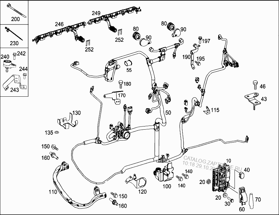 Engine Electrical Equipment Mercedes Om 471 La Setra