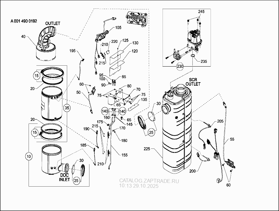Exhaust Aftertreatment 537111 71 Mercedes Om 471 La Setra