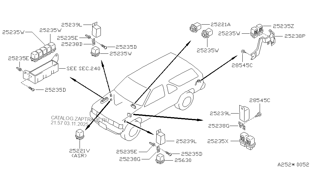 Relay Nissan Pathfinder