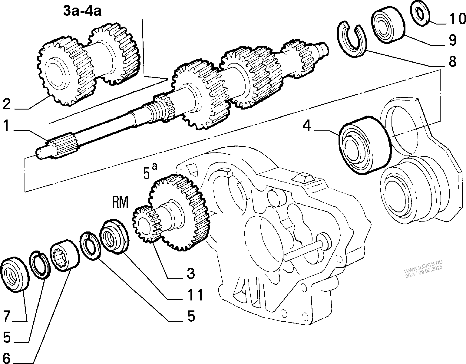 Коробка передач альфа схема