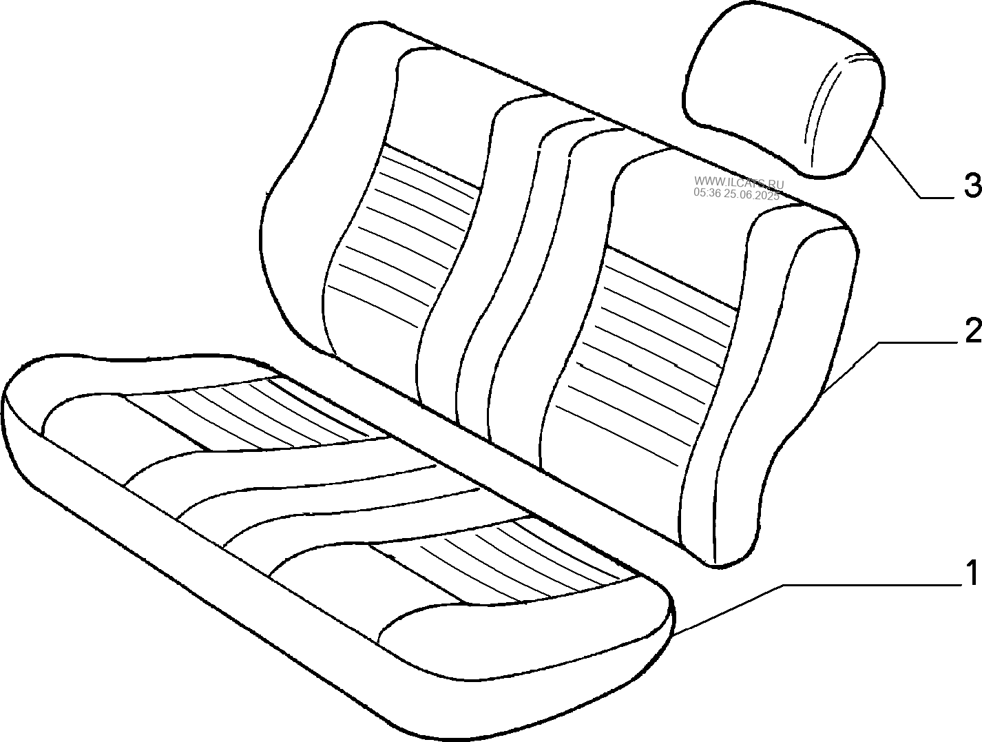 Sed-553 Seat lining Orange.