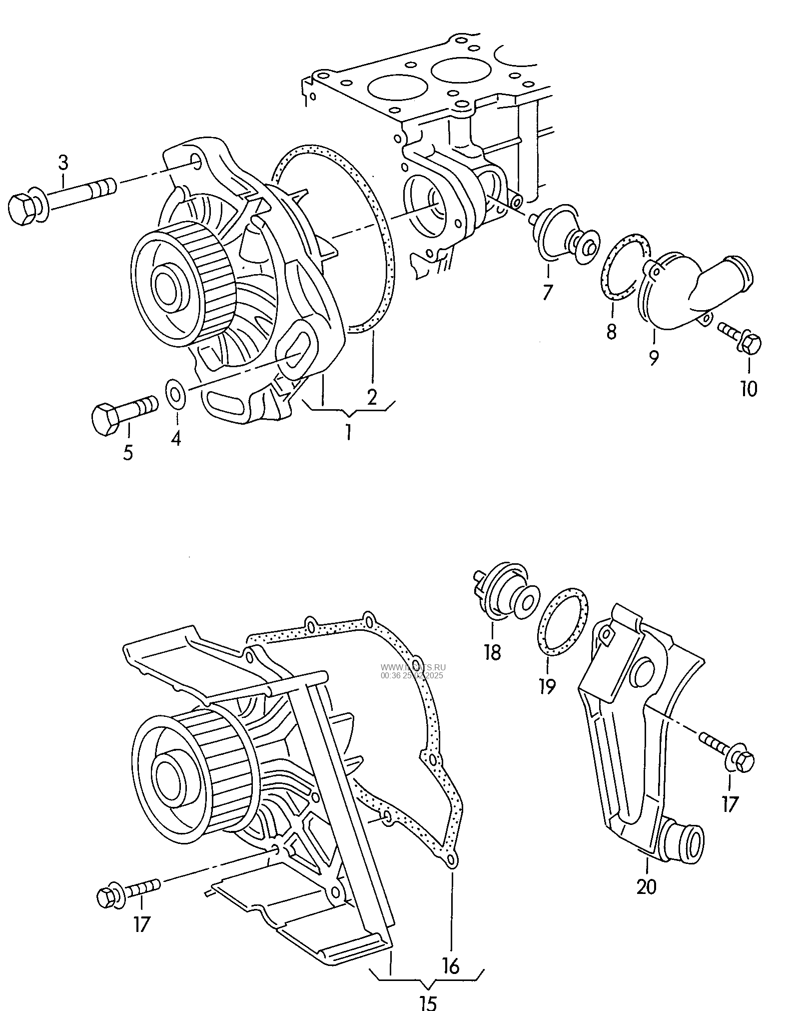 Nasos Sistemy Ohlazhdeniya Audi A6 Avant