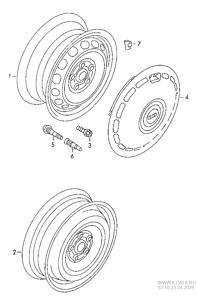 Крышка багажного отсека AUDI A6/S6/AVANT QU.