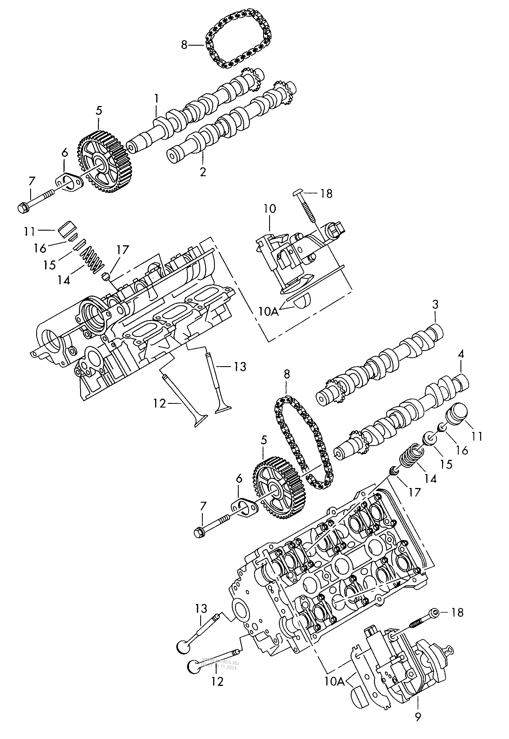 camshaft-valves-audi-a4-avant