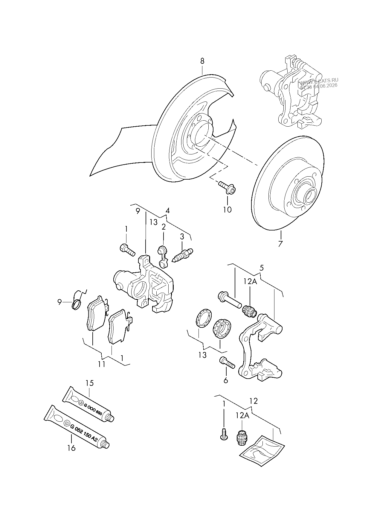 Coolant Cooling System AUDI A4 AVANT