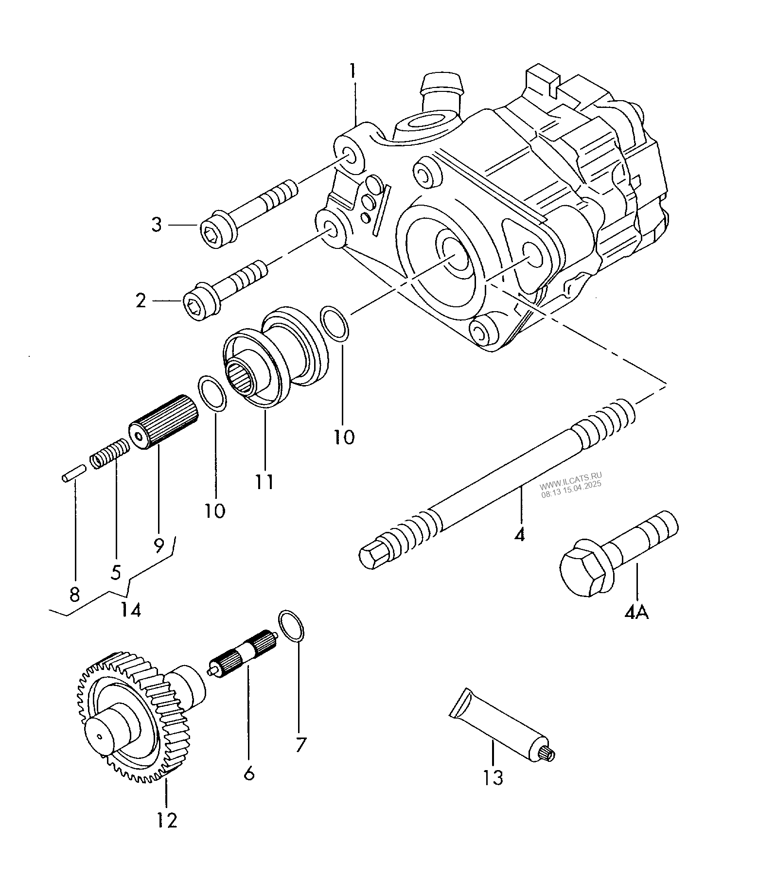 Vane Pump Audi A6 S6 Avant Qu