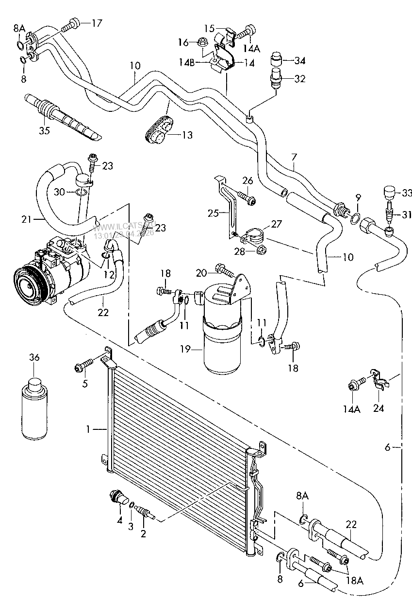 Бампер AUDI A8/S8 QU.