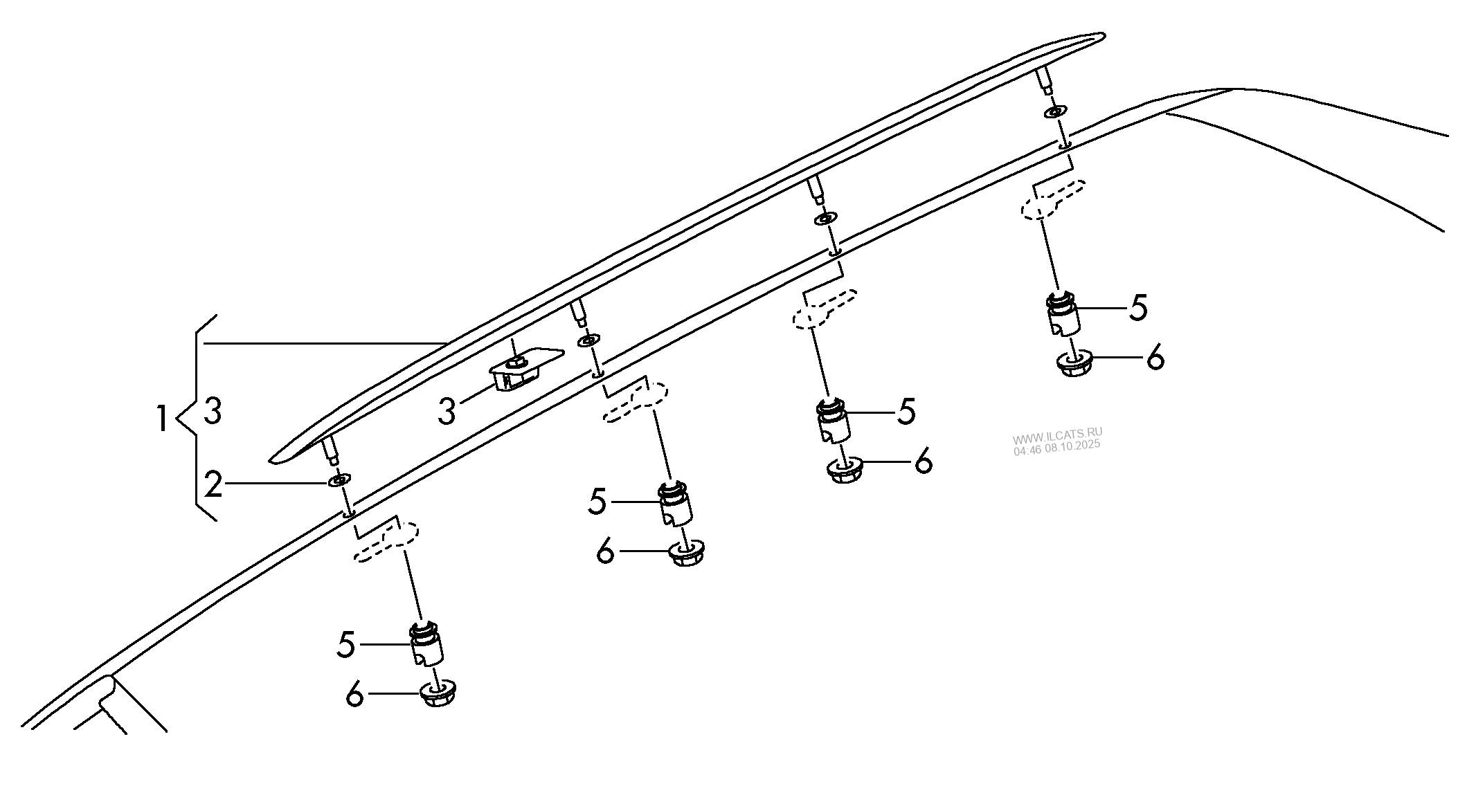 roof rail AUDI Q5
