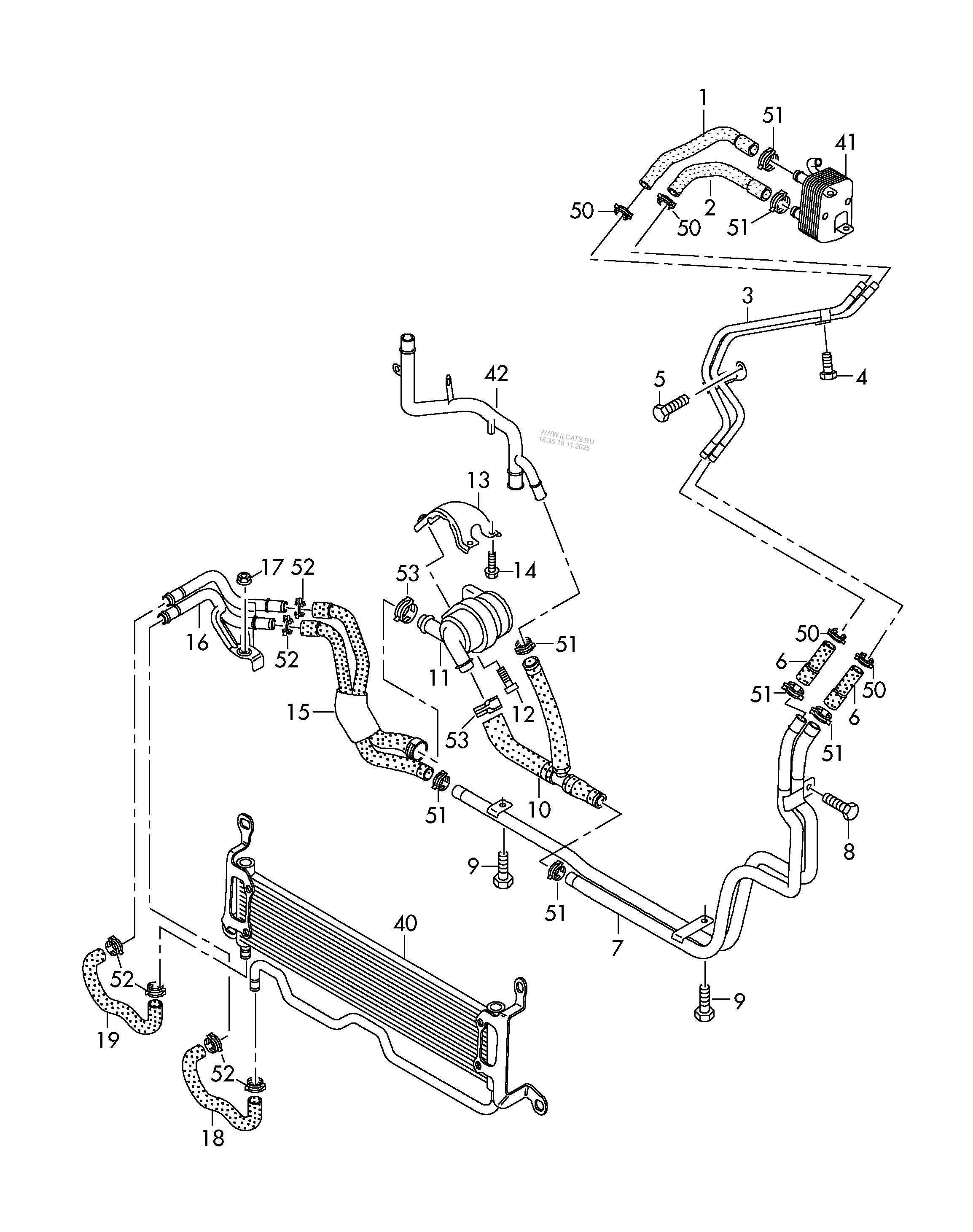 coolant cooling system AUDI Q7
