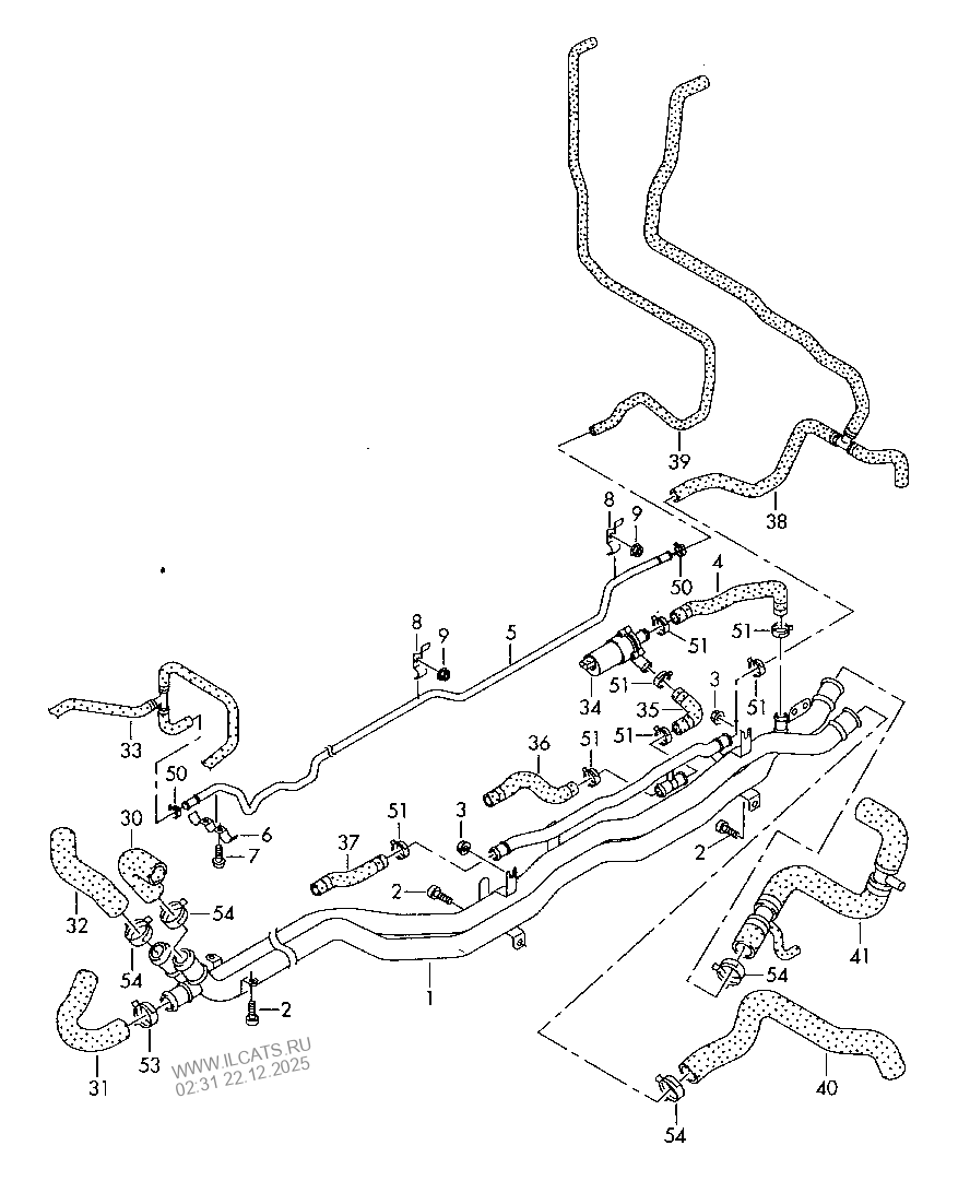 coolant cooling system AUDI R8