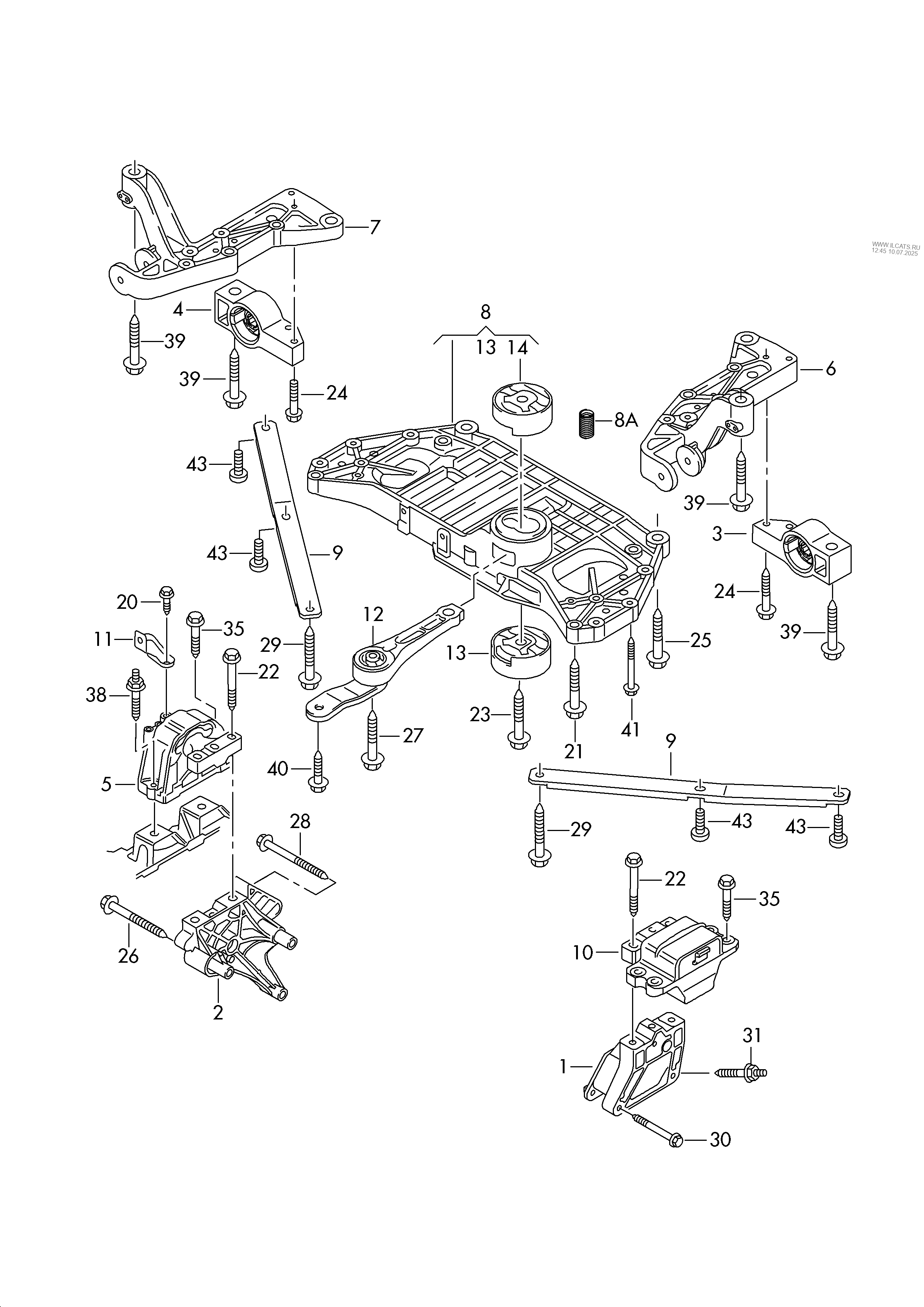 Audi A3 Engine Mount Diagram