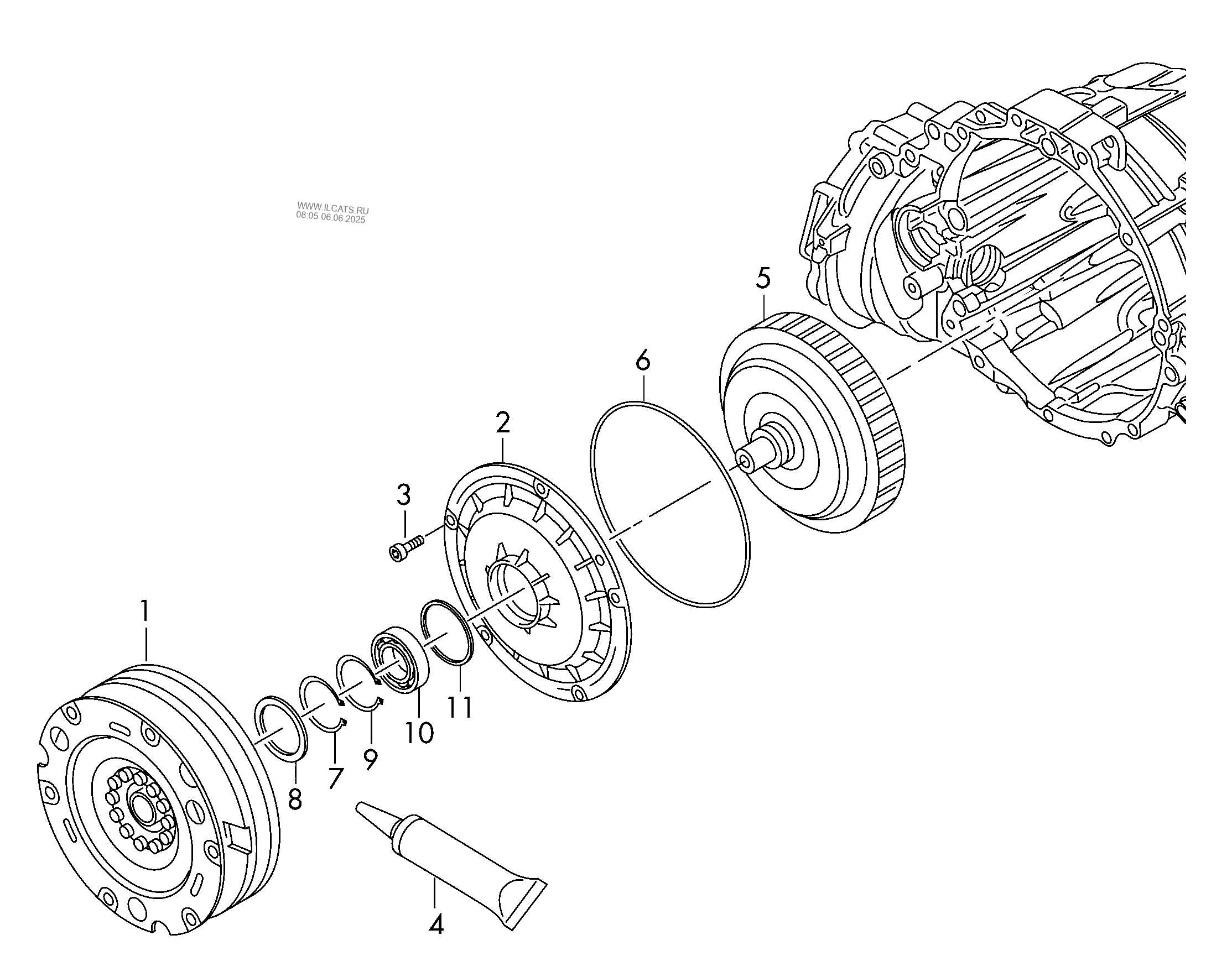 Multi Plate Clutch For Dual Clutch Gearbox Audi A5 S5 Cabriolet