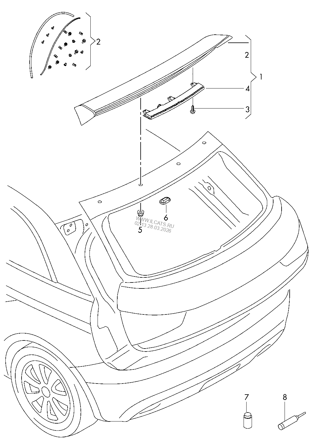 Тормозная трубка. Тормозной шланг AUDI A1