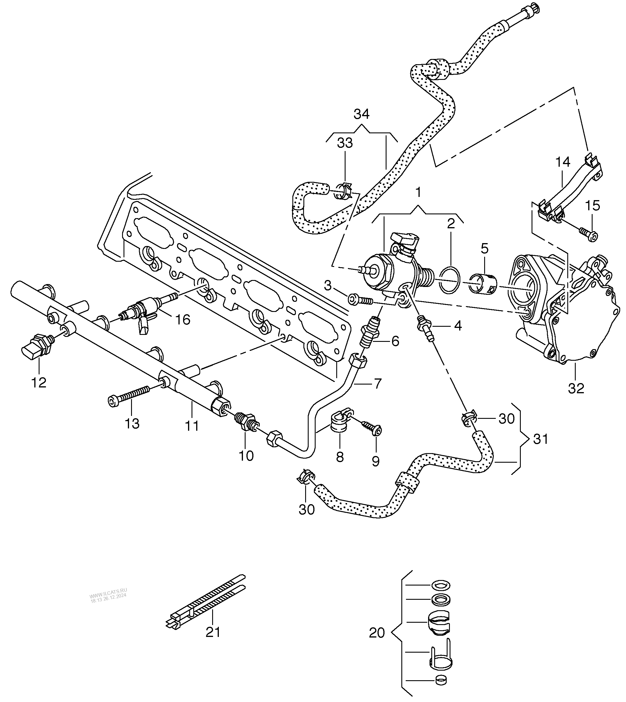 fuel pump AUDI