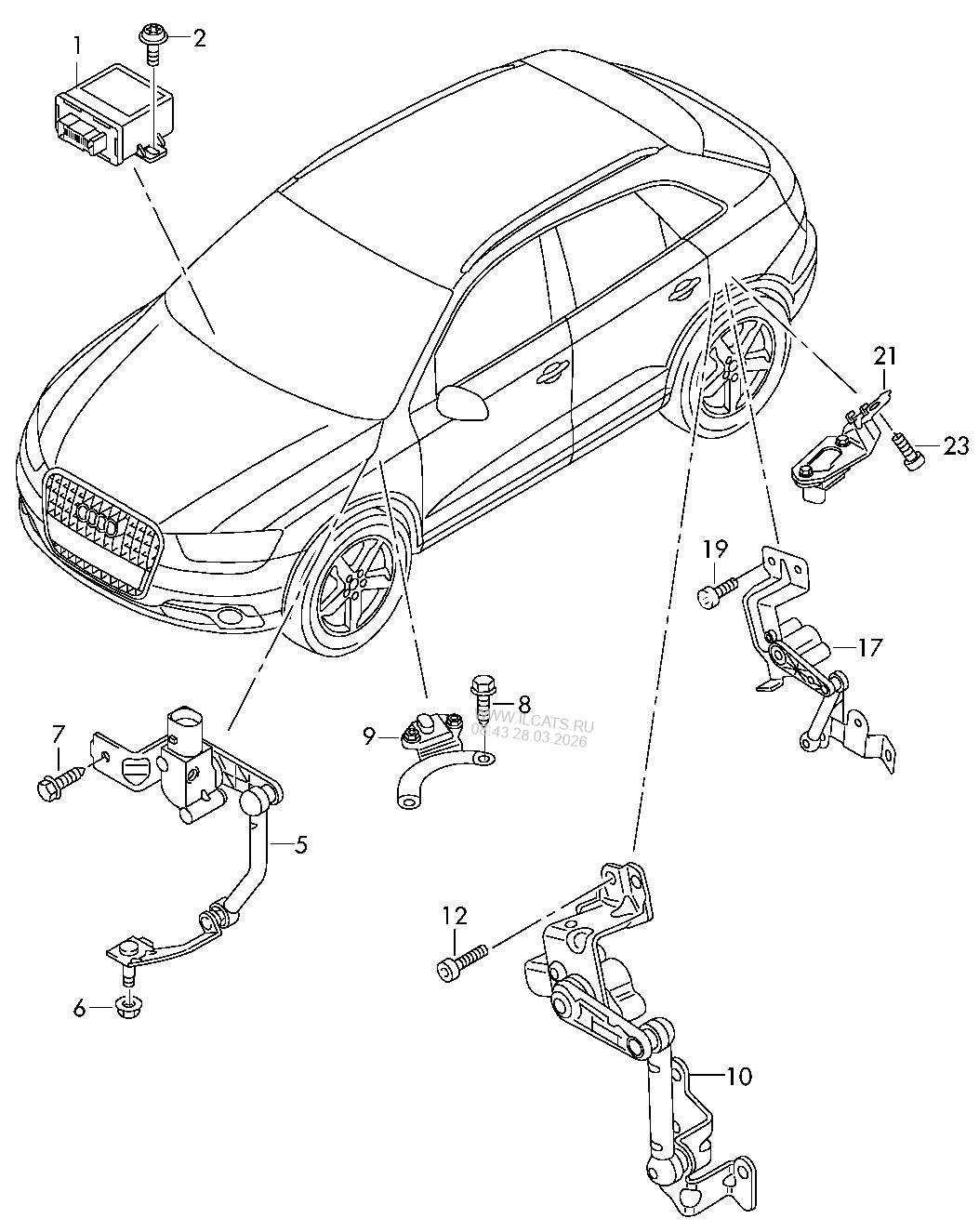 Охладитель наддув. воздуха AUDI Q3