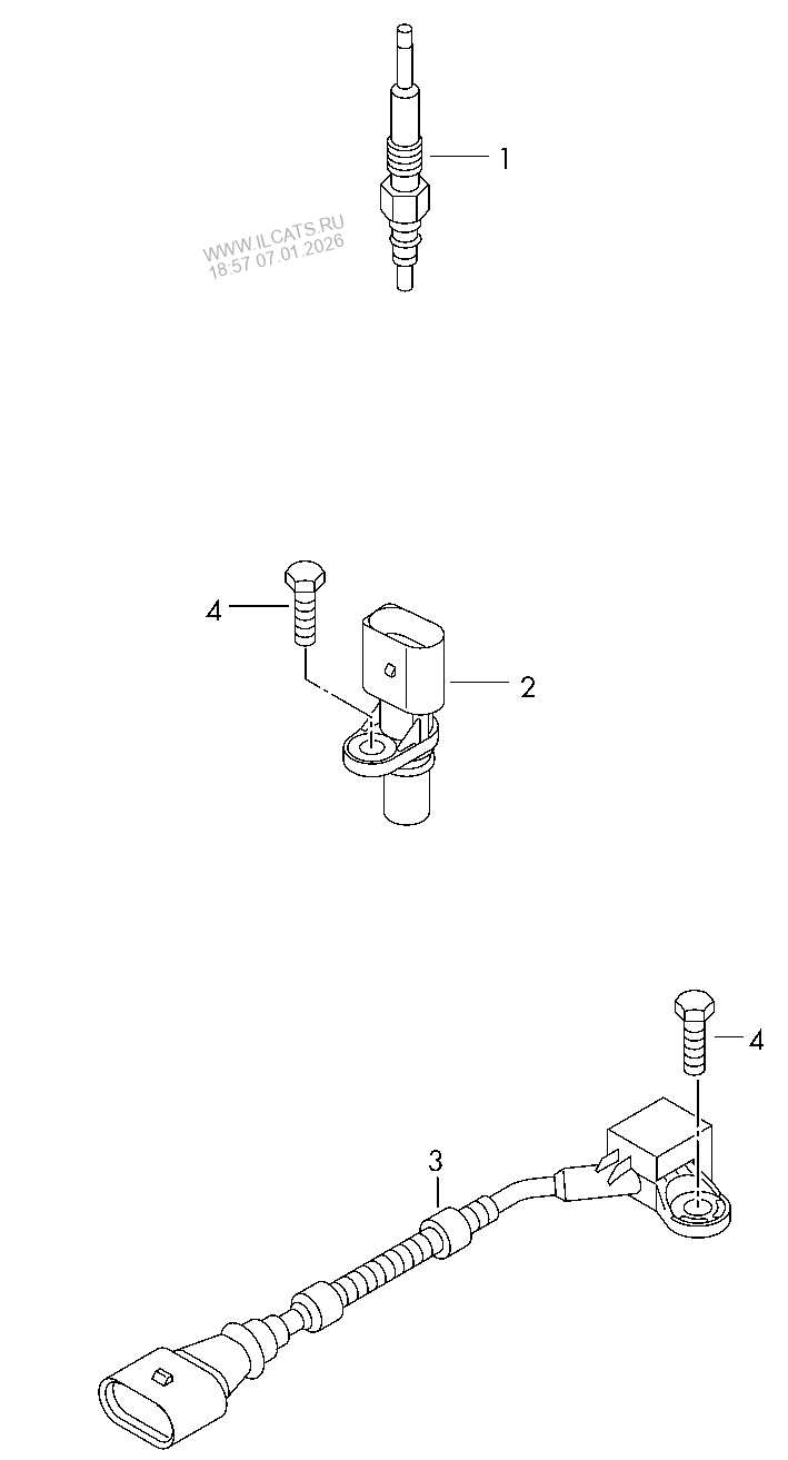 glow plug AUDI A4 ALLROAD QUATTRO