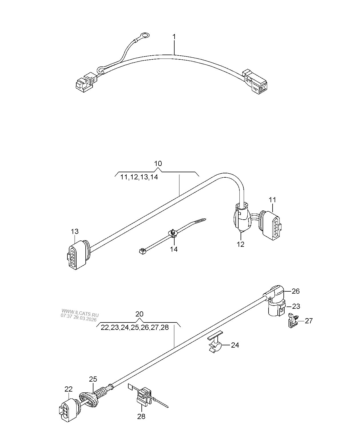 Автономный подогреватель для контура циркуляции ОЖ AUDI