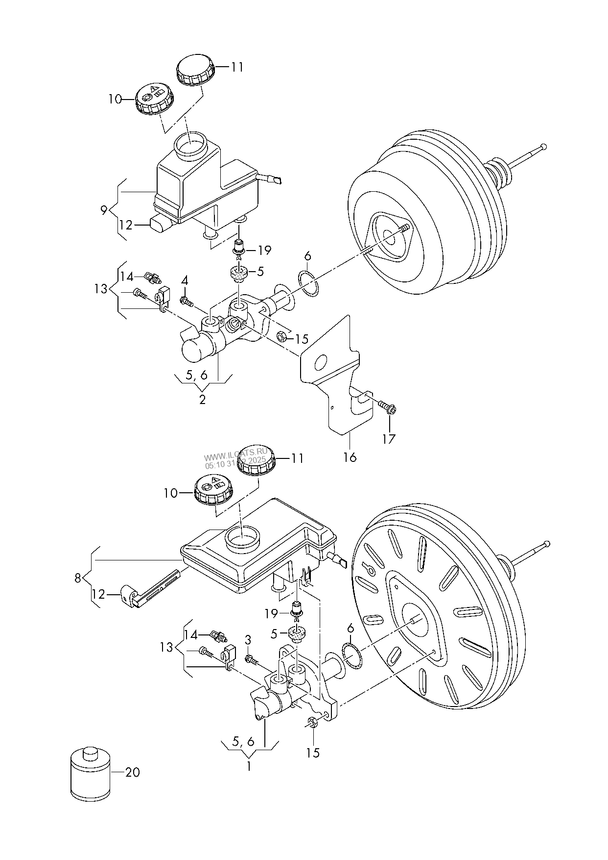brake master cylinder. reservoir. brake fluid AUDI A3/S3/SPORTB./LIM./QU.