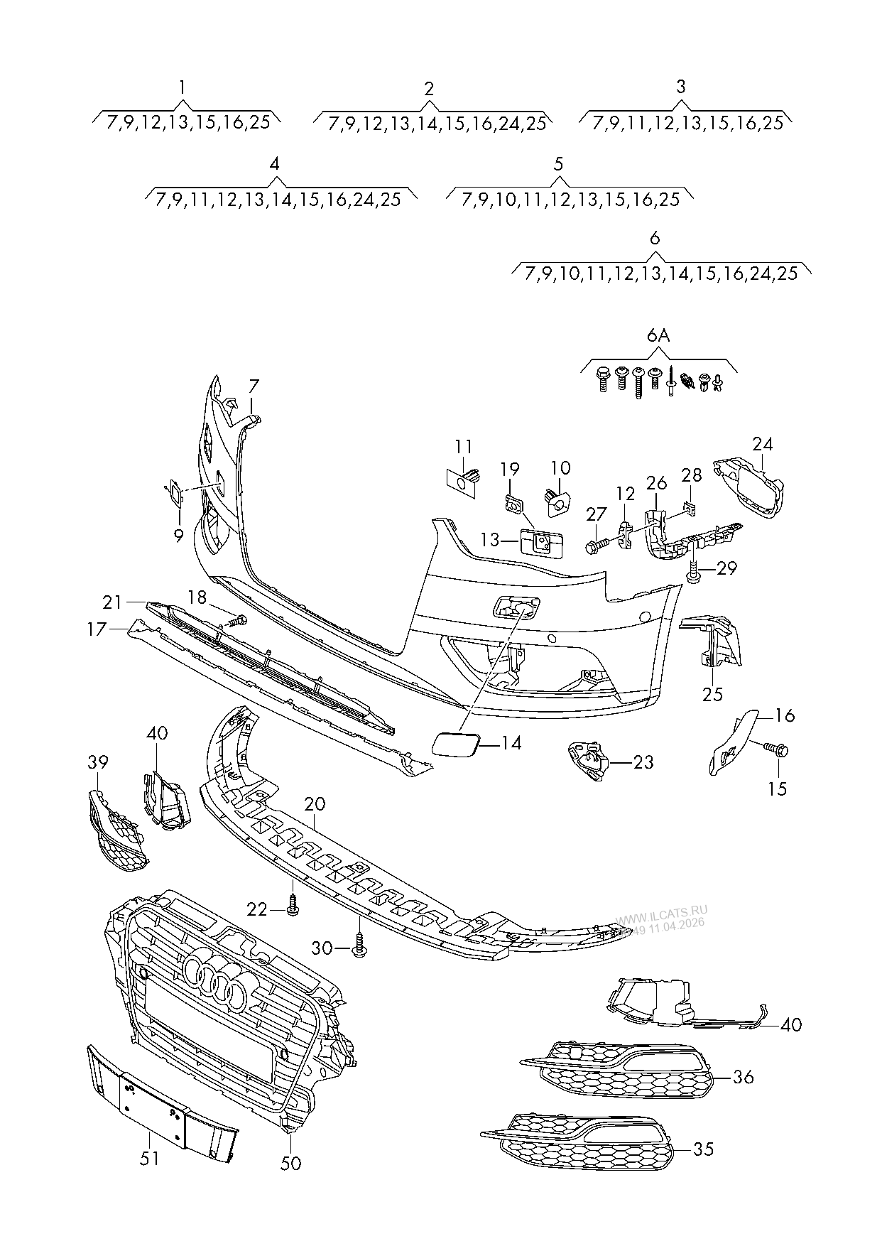 wheel bolt. valve. balancer weight AUDI A4/S4/AVANT