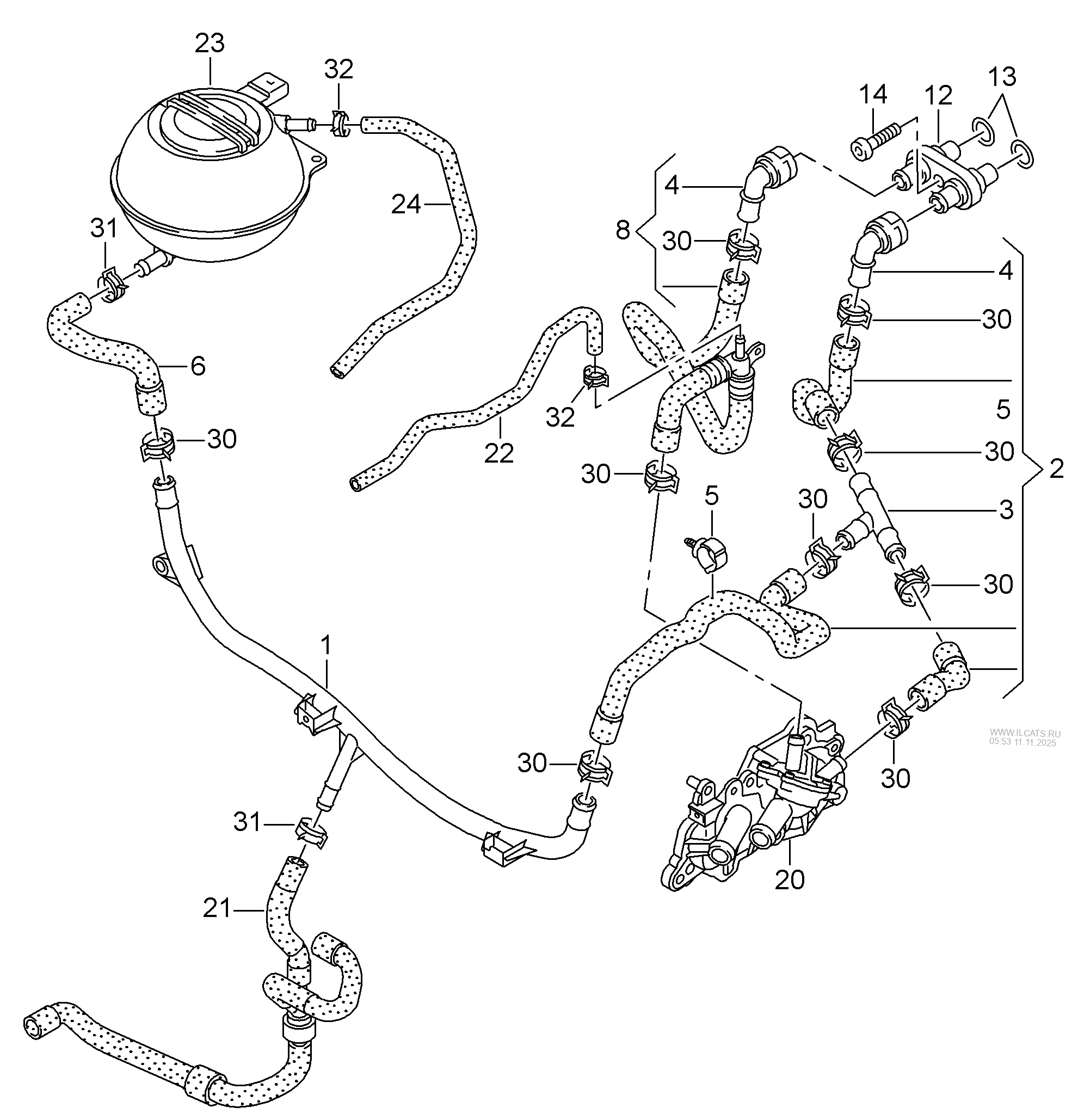coolant cooling system AUDI A1