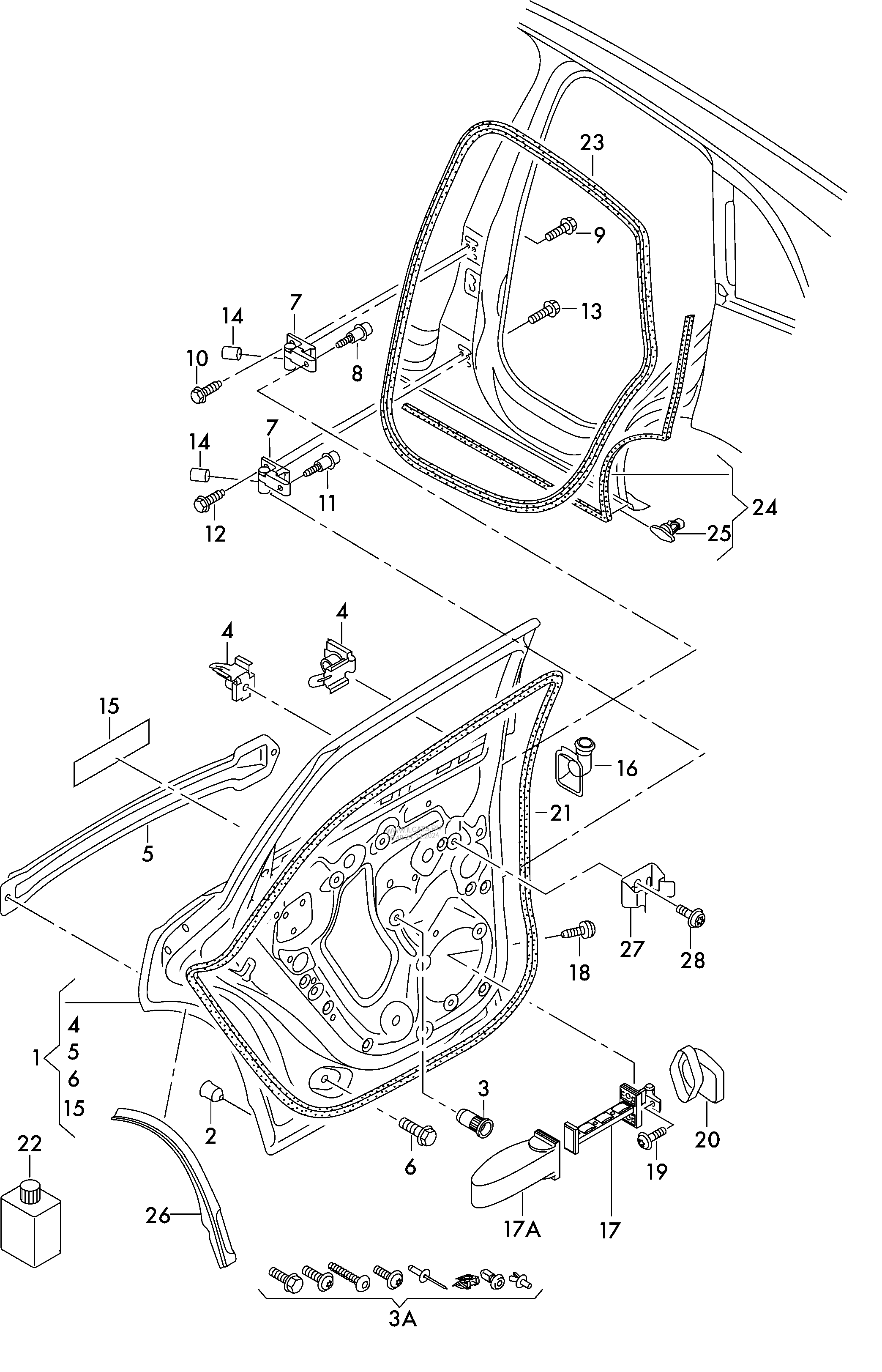 doors. door seal AUDI Q5