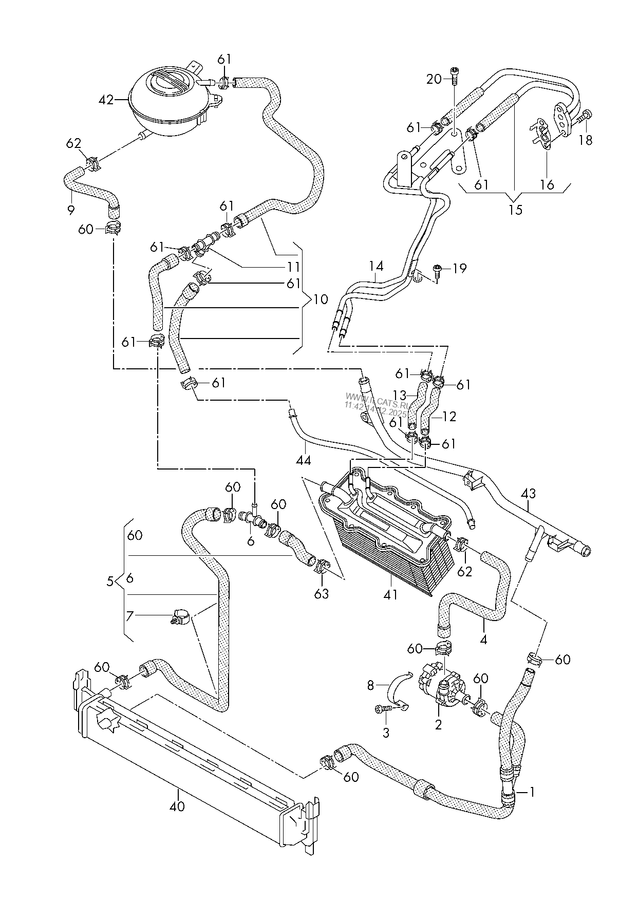 coolant cooling system AUDI A1