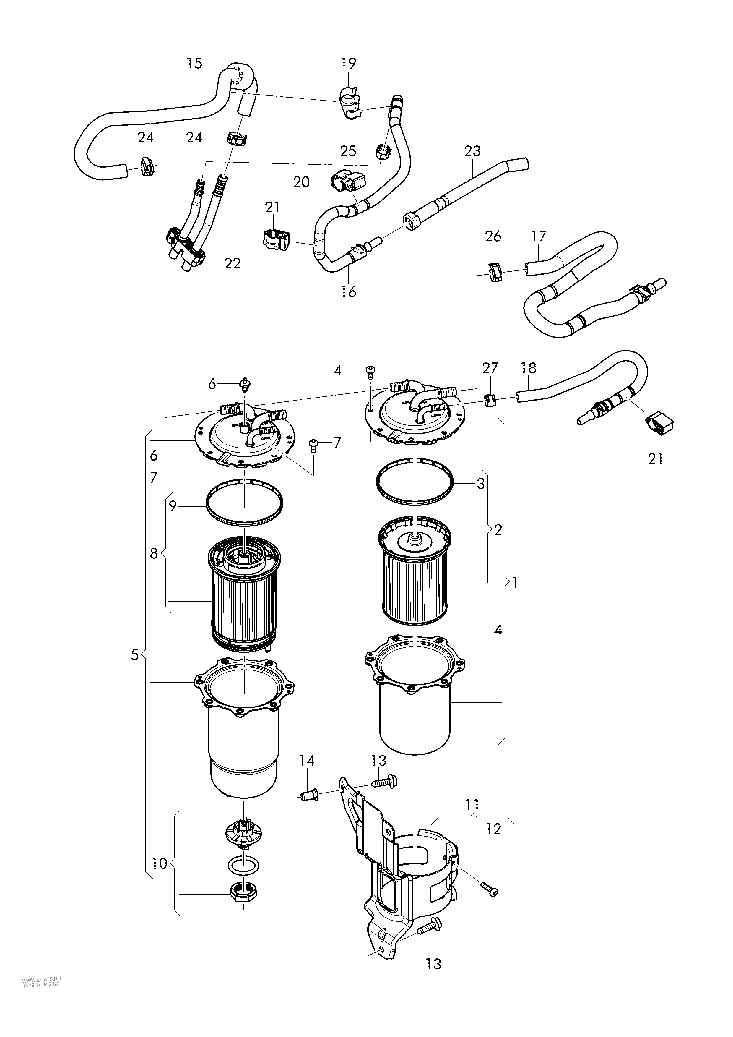 Fuel Filter Audi Q7