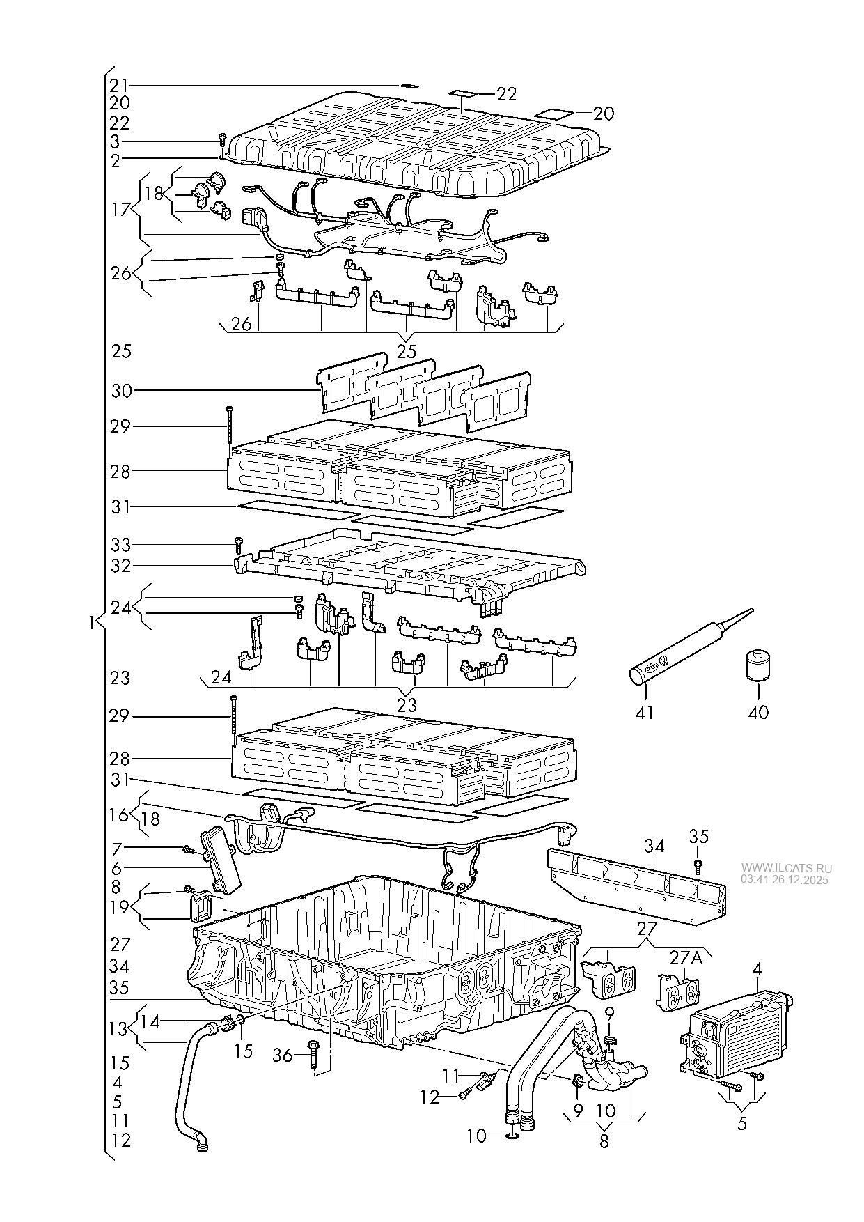 highvoltage battery. D 30.05.2016>> AUDI Q7