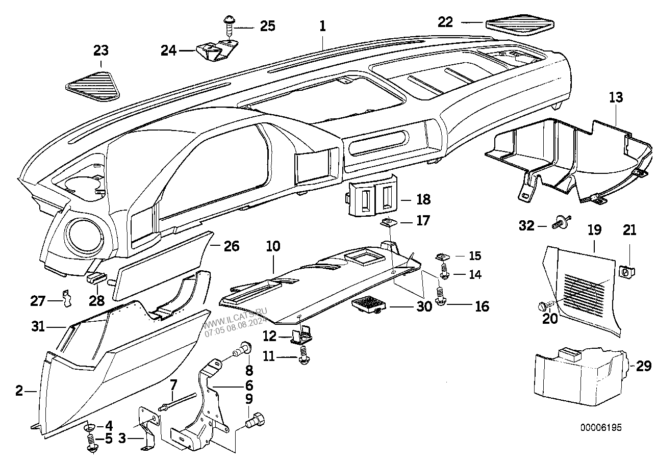 Схема Торпедо BMW e34