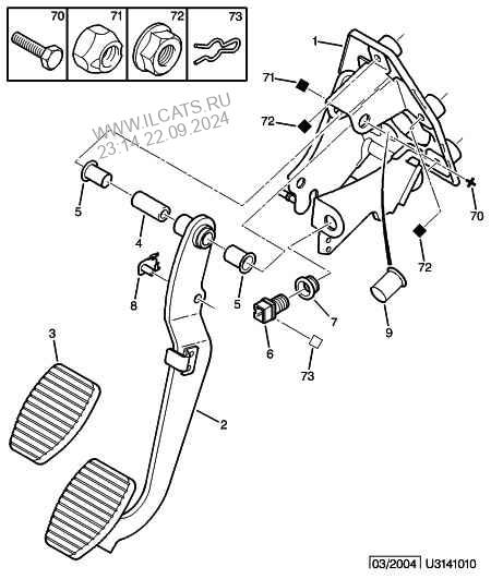 Pedale De Frein Pedalier Contacteur Stop Citroen Xsara Picasso Berline Familiale 1 8 I 16v 117