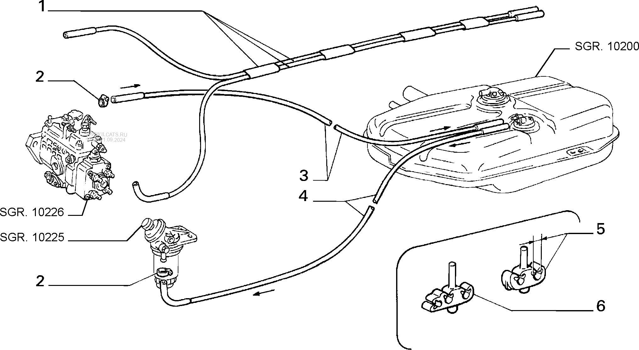 Use levitator to connect fuel tank pipelines