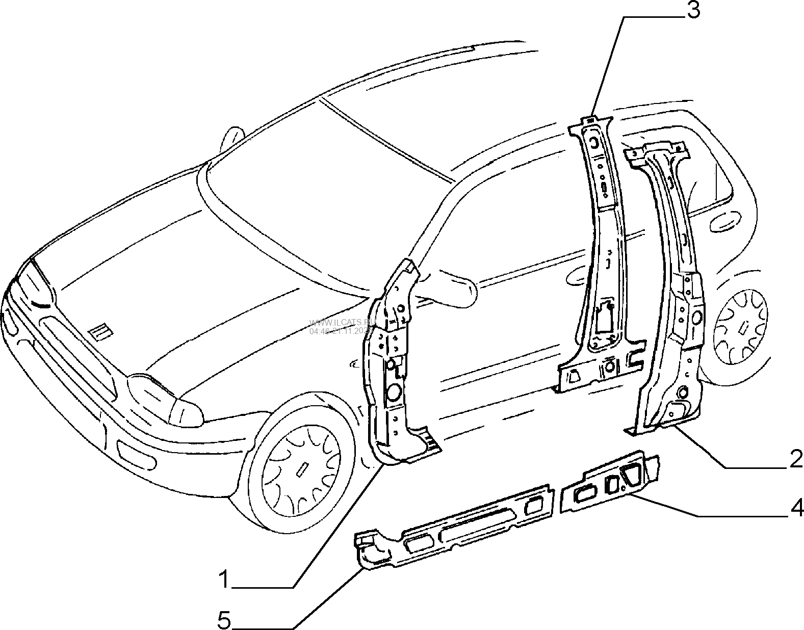 Схема кузова фиат альбеа. 4 книга по ремонту и эксплуатации значение ошибок. Каталог запчастей фиат альбеа 1. Iat palio [palio 2v extra europa (1997-2002). 4.
