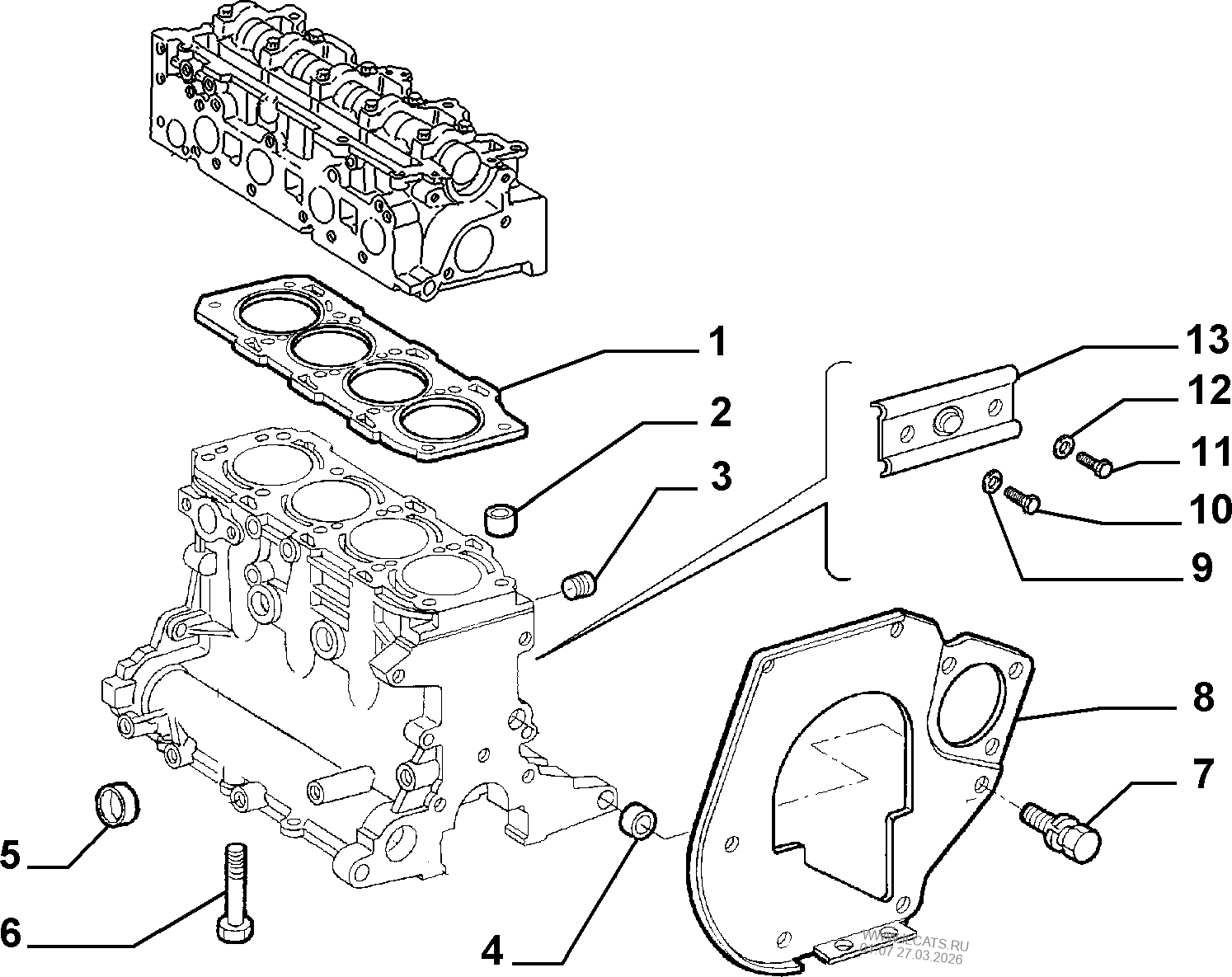 Ходовая часть фиат альбеа схема