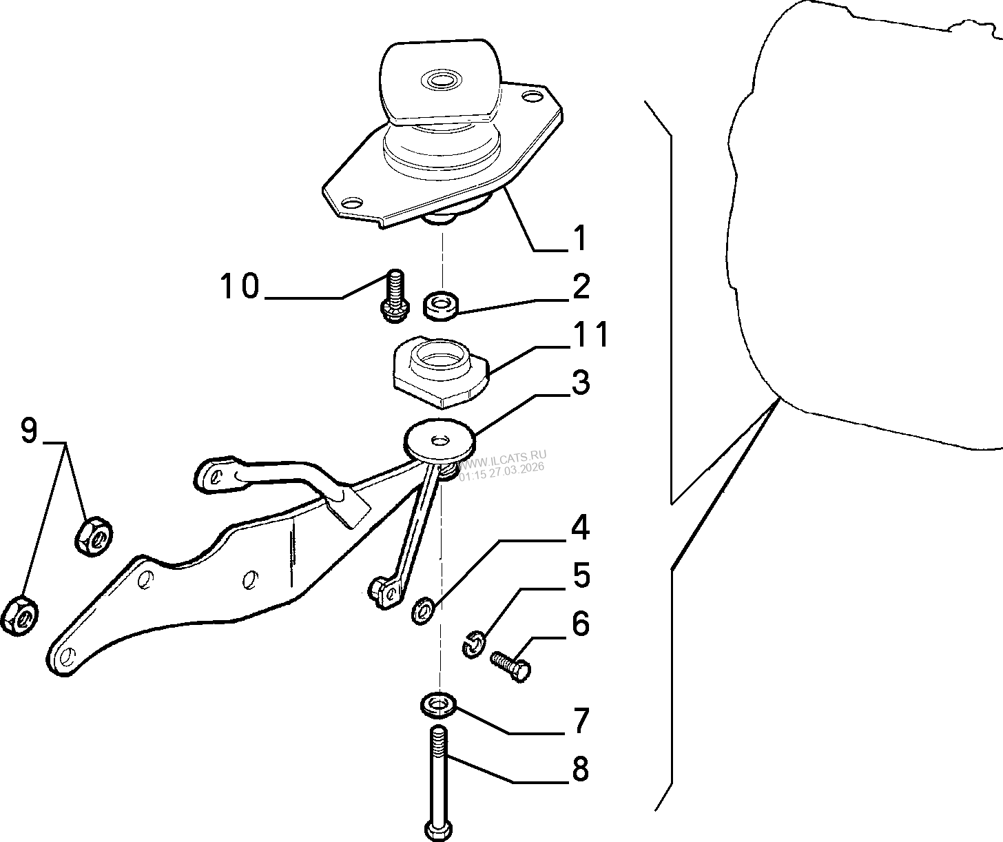 Ходовая часть фиат альбеа схема