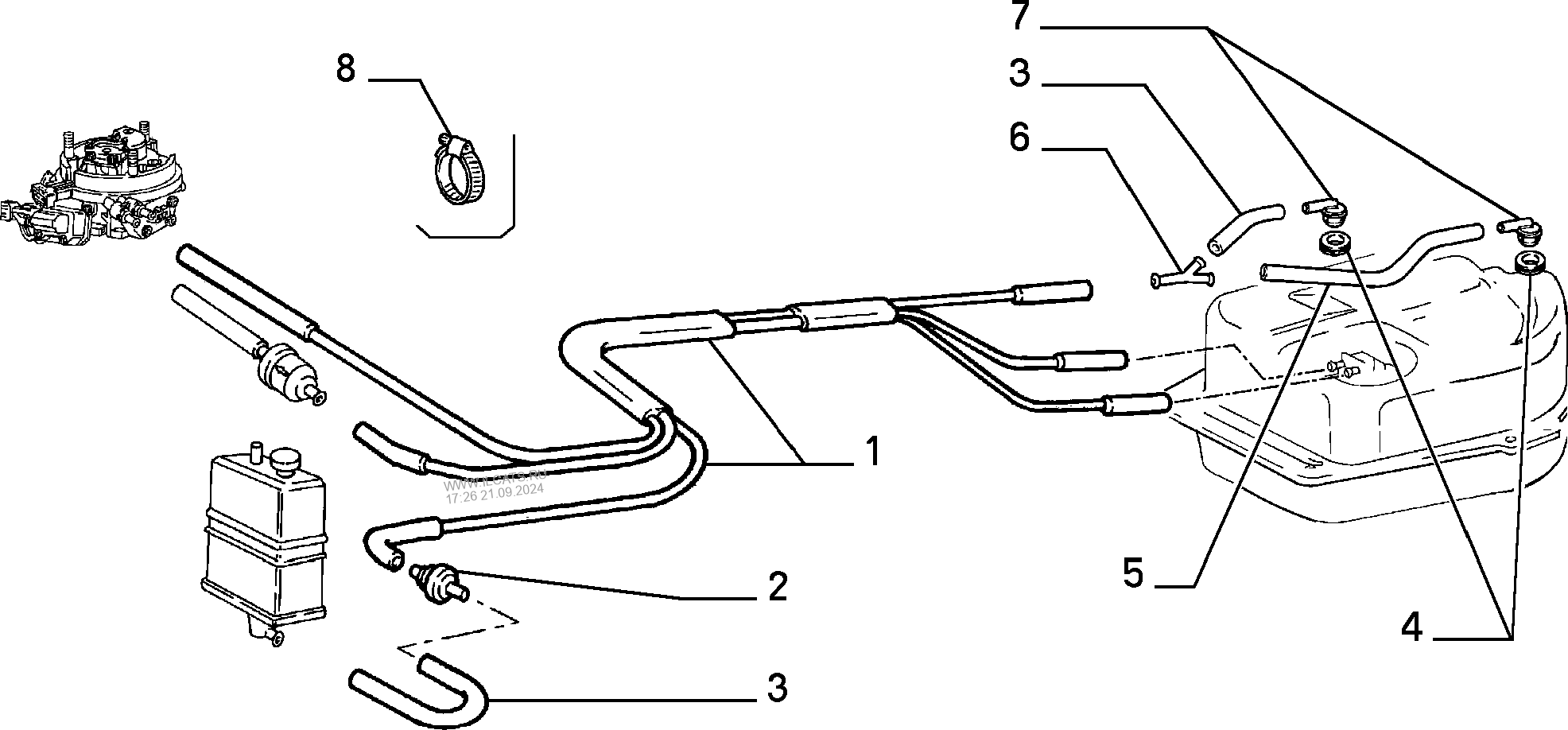 Use levitator to connect fuel tank pipelines