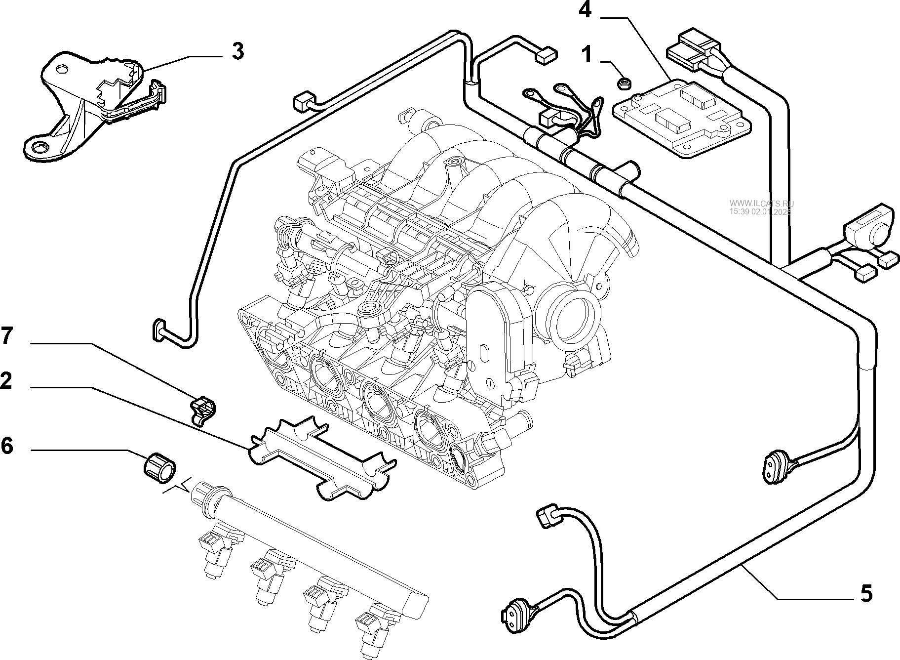 FUEL SUPPLY AND INJECTION FIAT STILO BZ/DS (2001-2003)