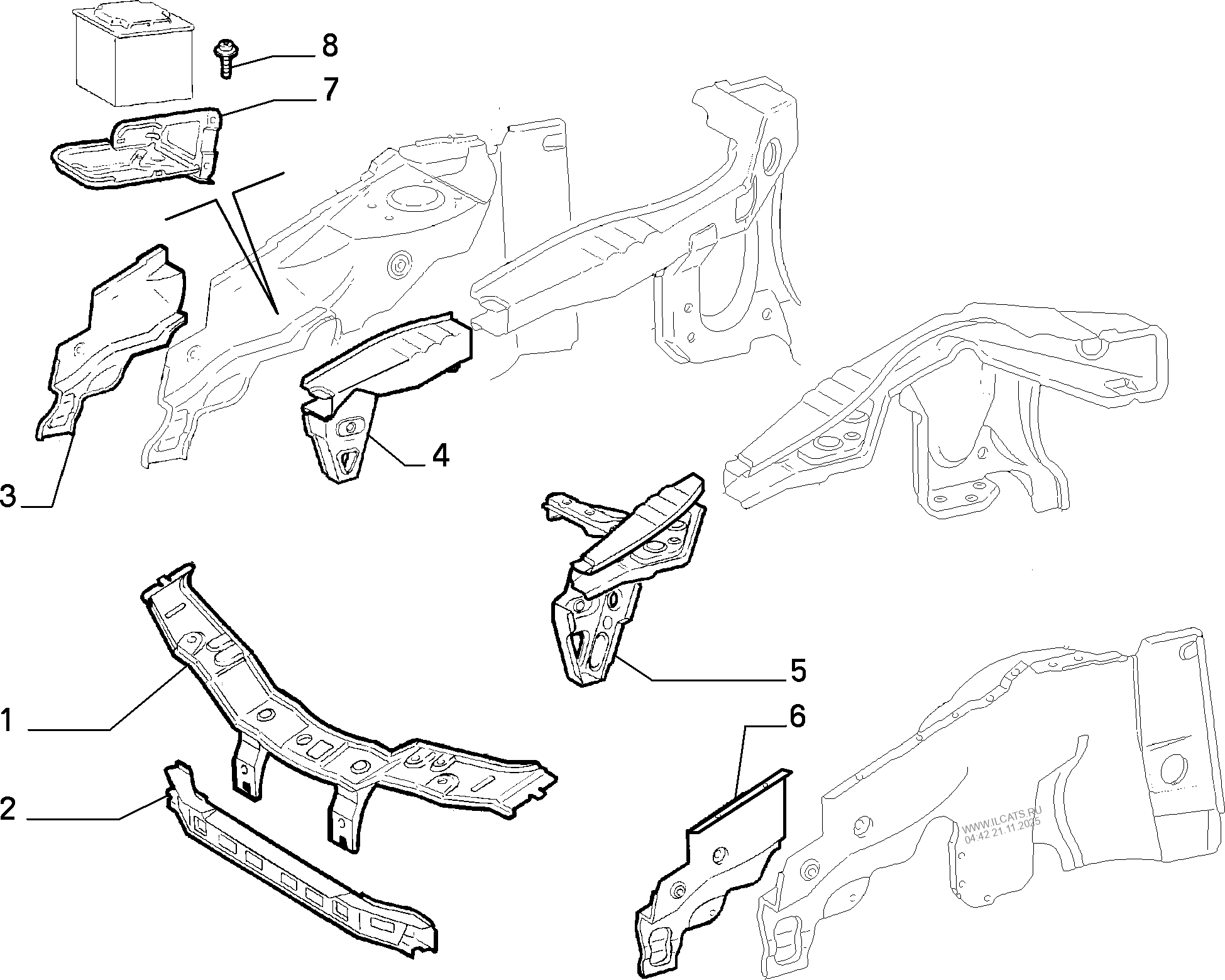 4. Каталог запчастей кузов фиат альбеа. Фиат альбеа 1. Каталог запчастей фиат альбеа 1. Номер.