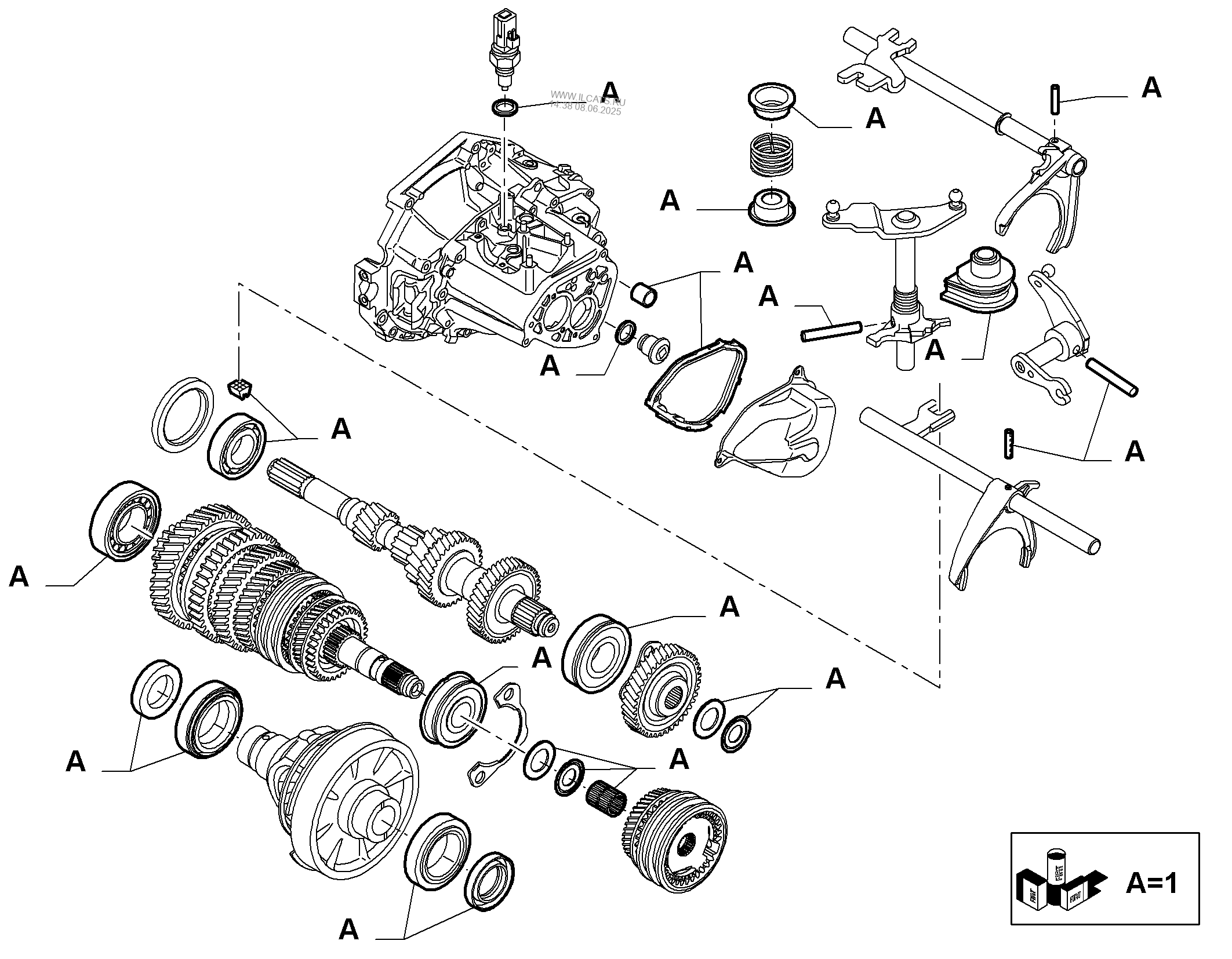 Фиат дукато схема коробки - 94 фото