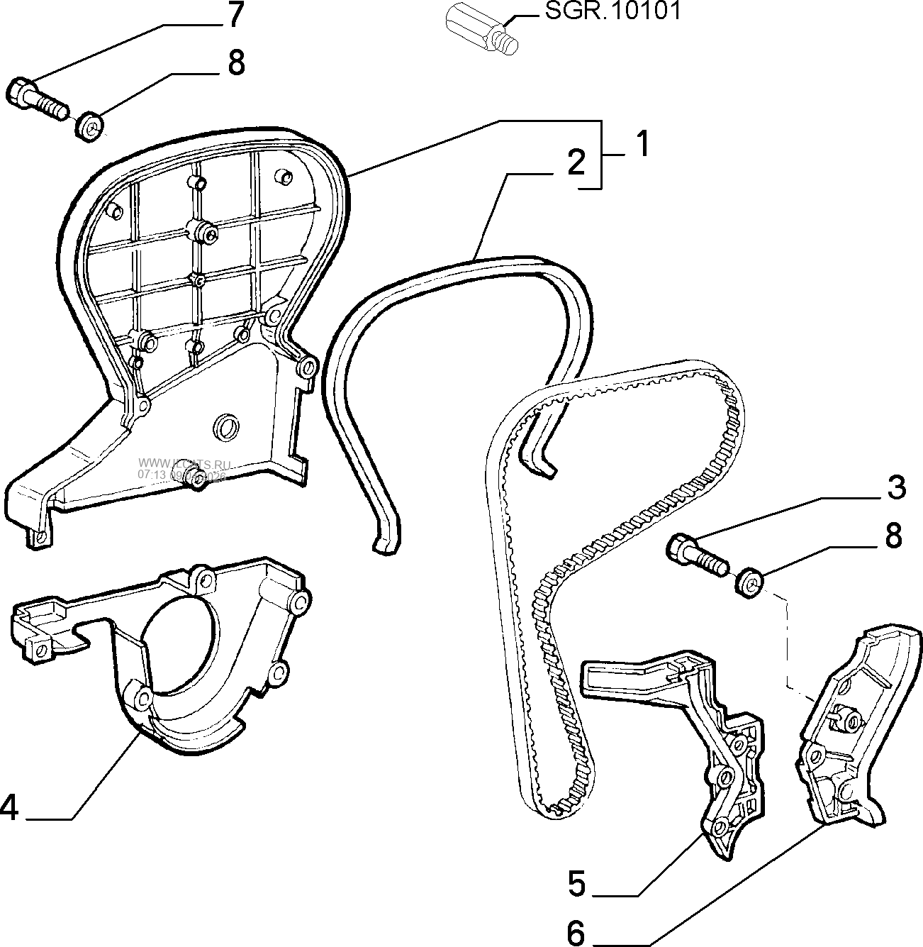 Фиат альбеа замена ремня генератора - 92 фото