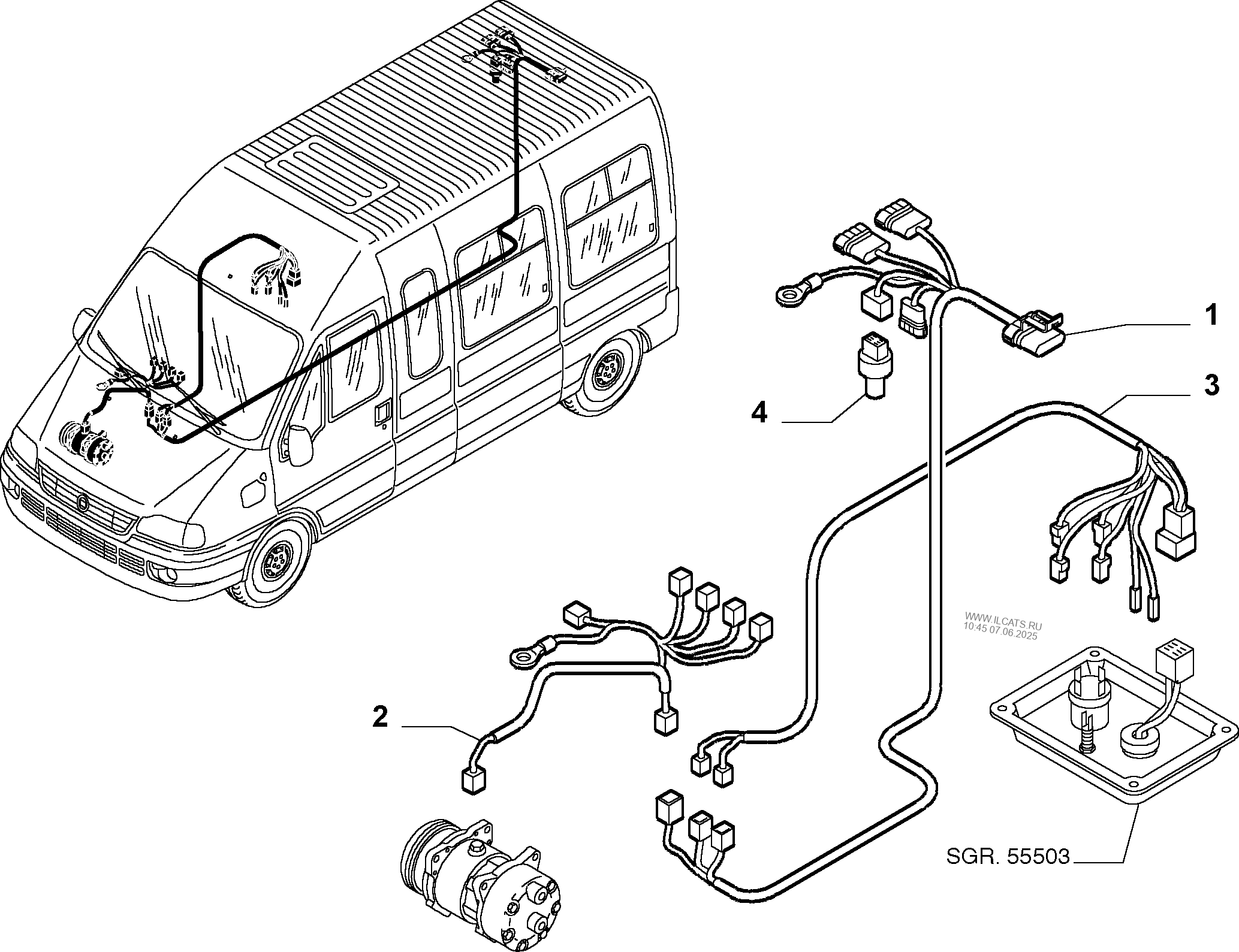 Электрическая схема fiat ducato