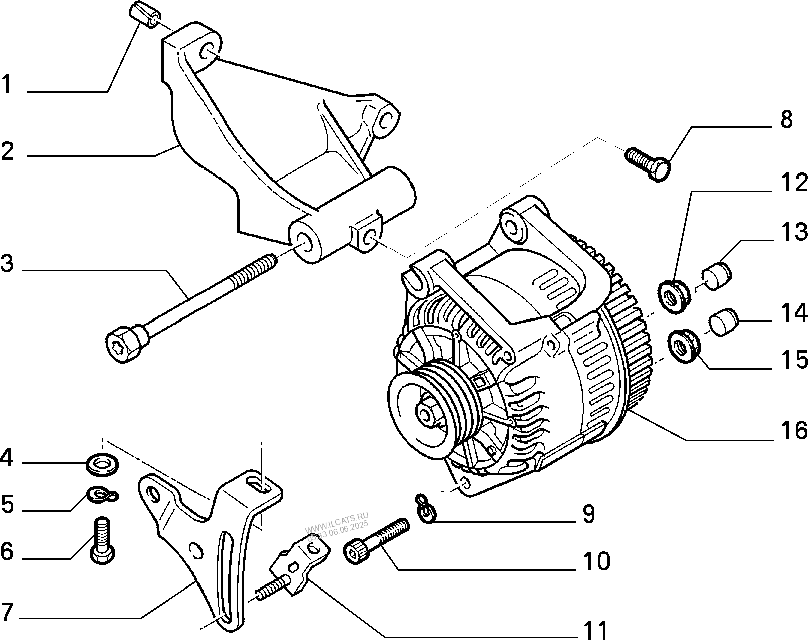 Дубляж генератора и дополнительный АГМ в багажник - FIAT Albea, 1,4 л, 2010 года