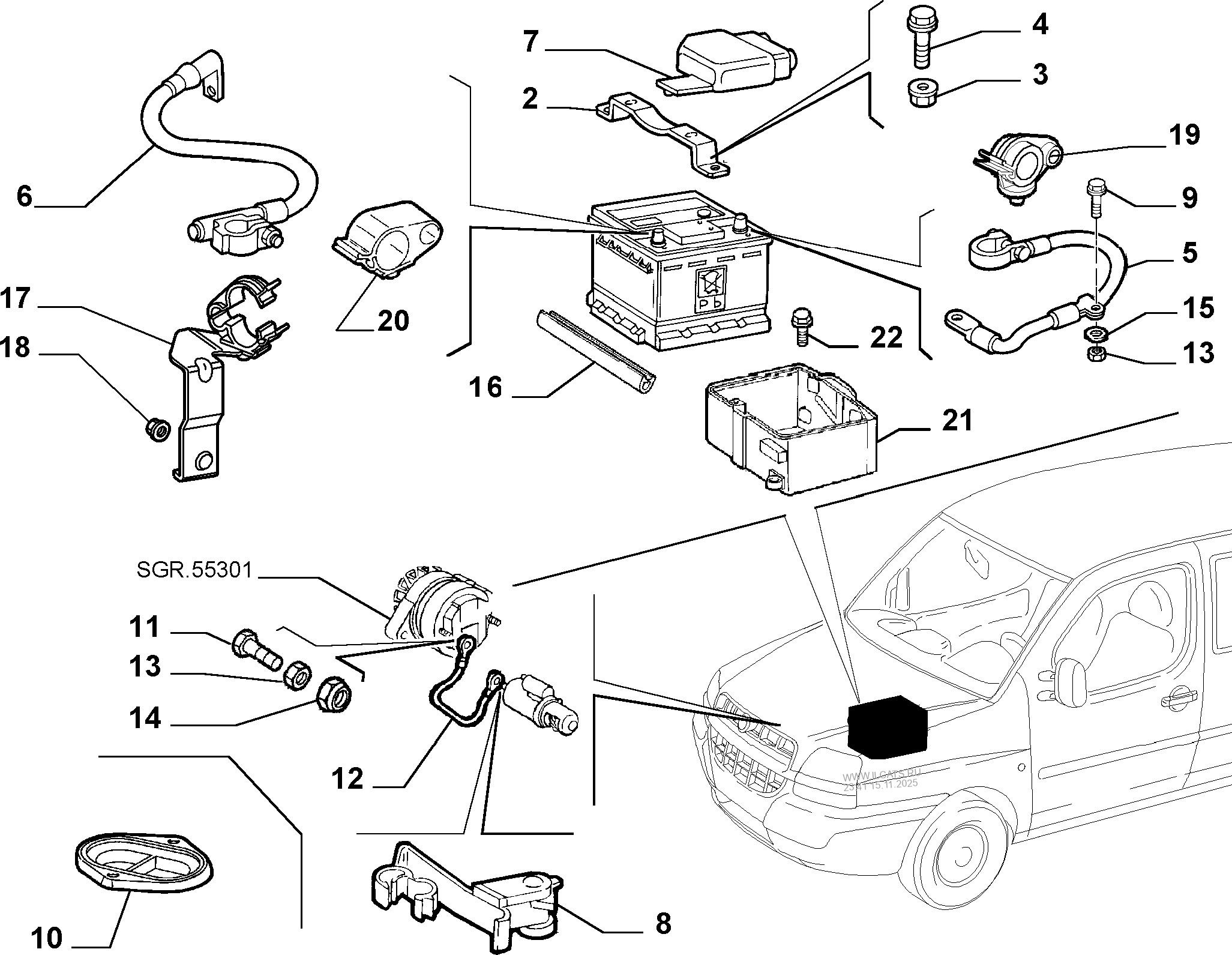 Фиат добло схема печки - фото
