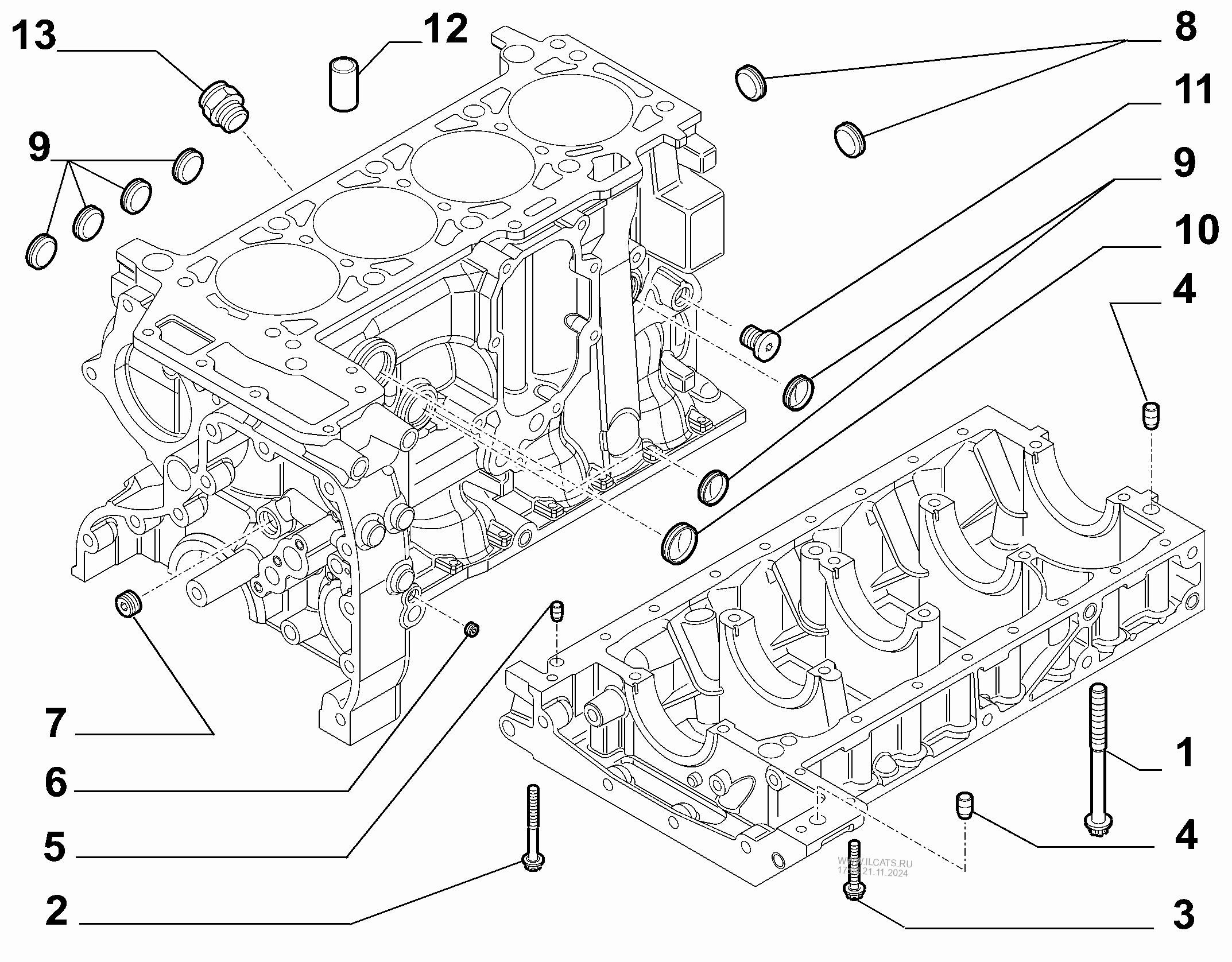 Блок фиат дукато 2.3