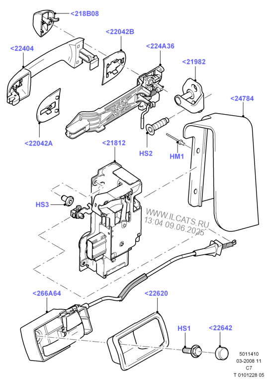 Схема замка двери форд транзит