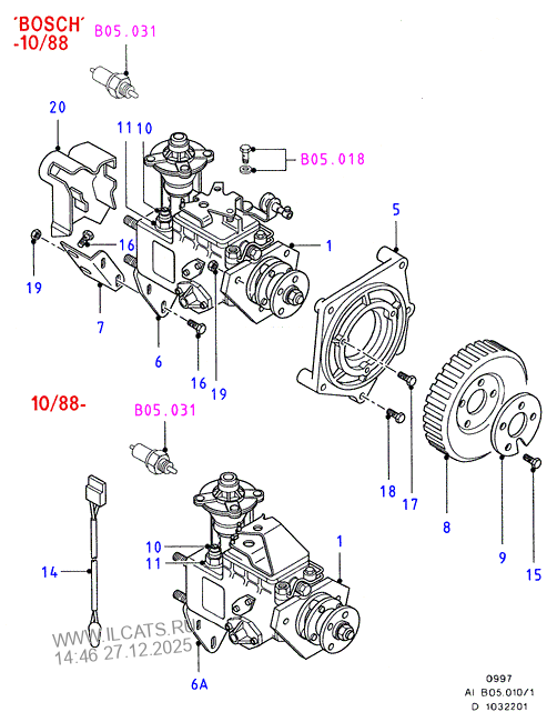 Bosch Injector Pump Parts Diagram