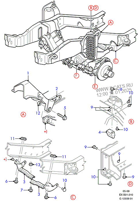 Схема подвески форд эксплорер 5